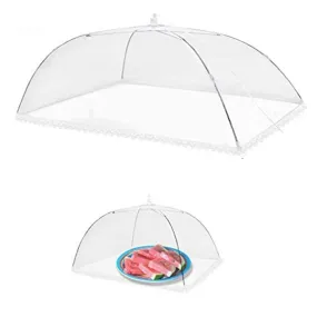 1pc Folding Vegetable Cover, Large Anti-Flies Kitchen Outdoor Food Cover