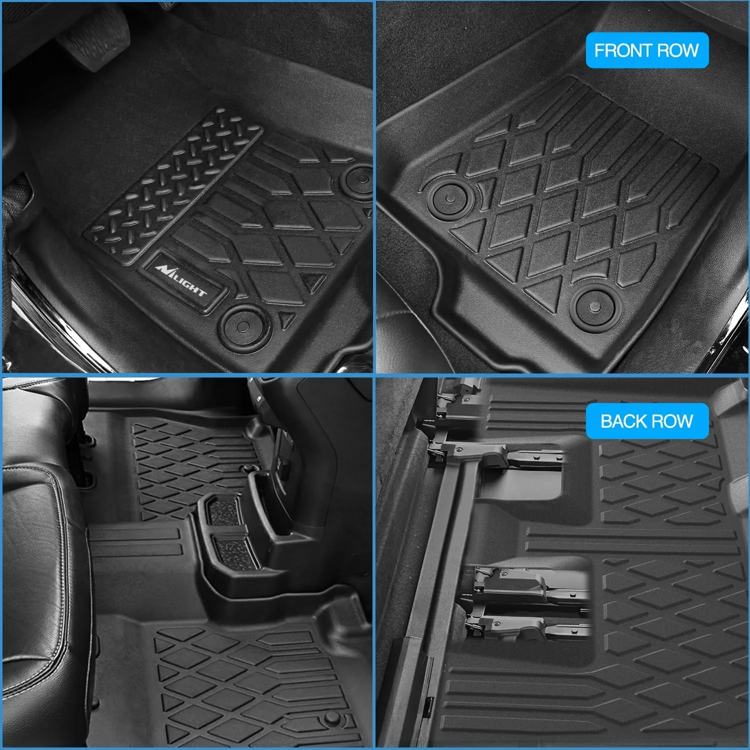 2020-2025 Ford Explorer 6 Seats TPE Floor Mats