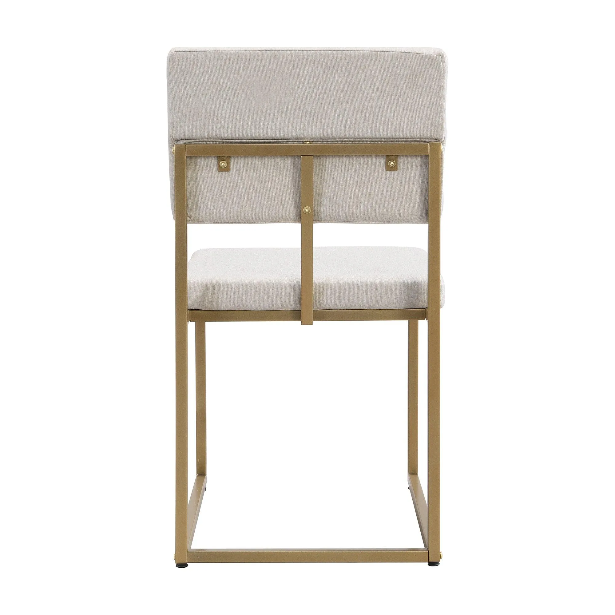 60" Modern Faux Marble 6-Piece Dining Set, Golden Metal Table with Chairs & Bench