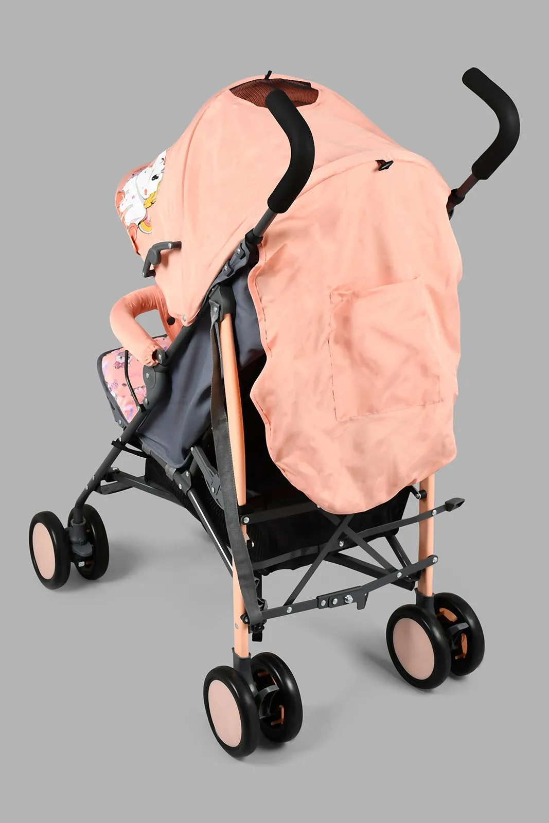 Babies Pink Unicorn Baby Stroller