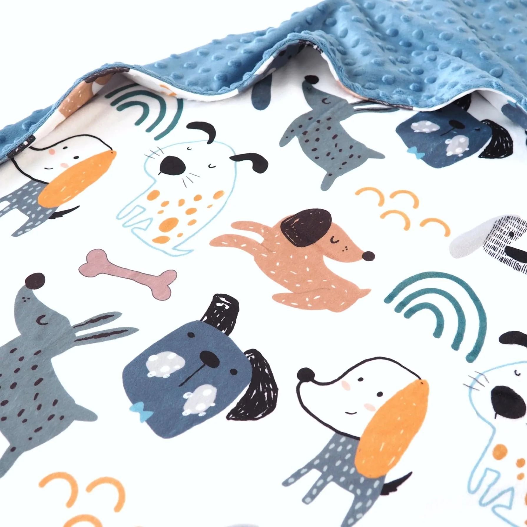 Baby & Toddler Minky Blanket - My Best Friends | Dogs
