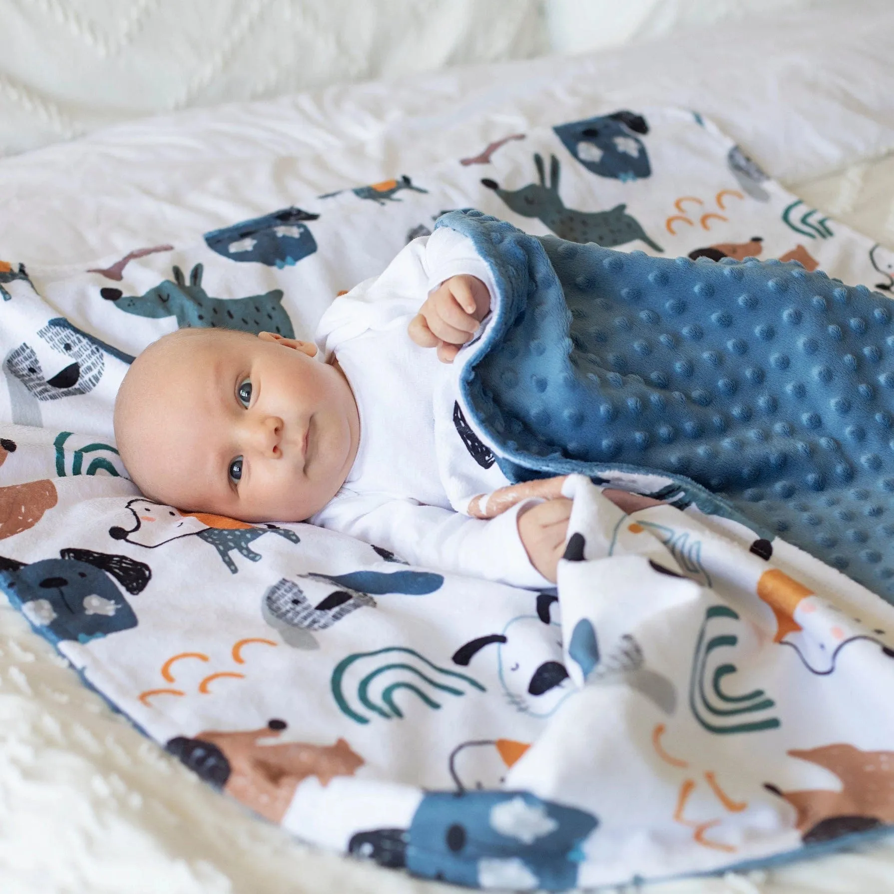 Baby & Toddler Minky Blanket - My Best Friends | Dogs