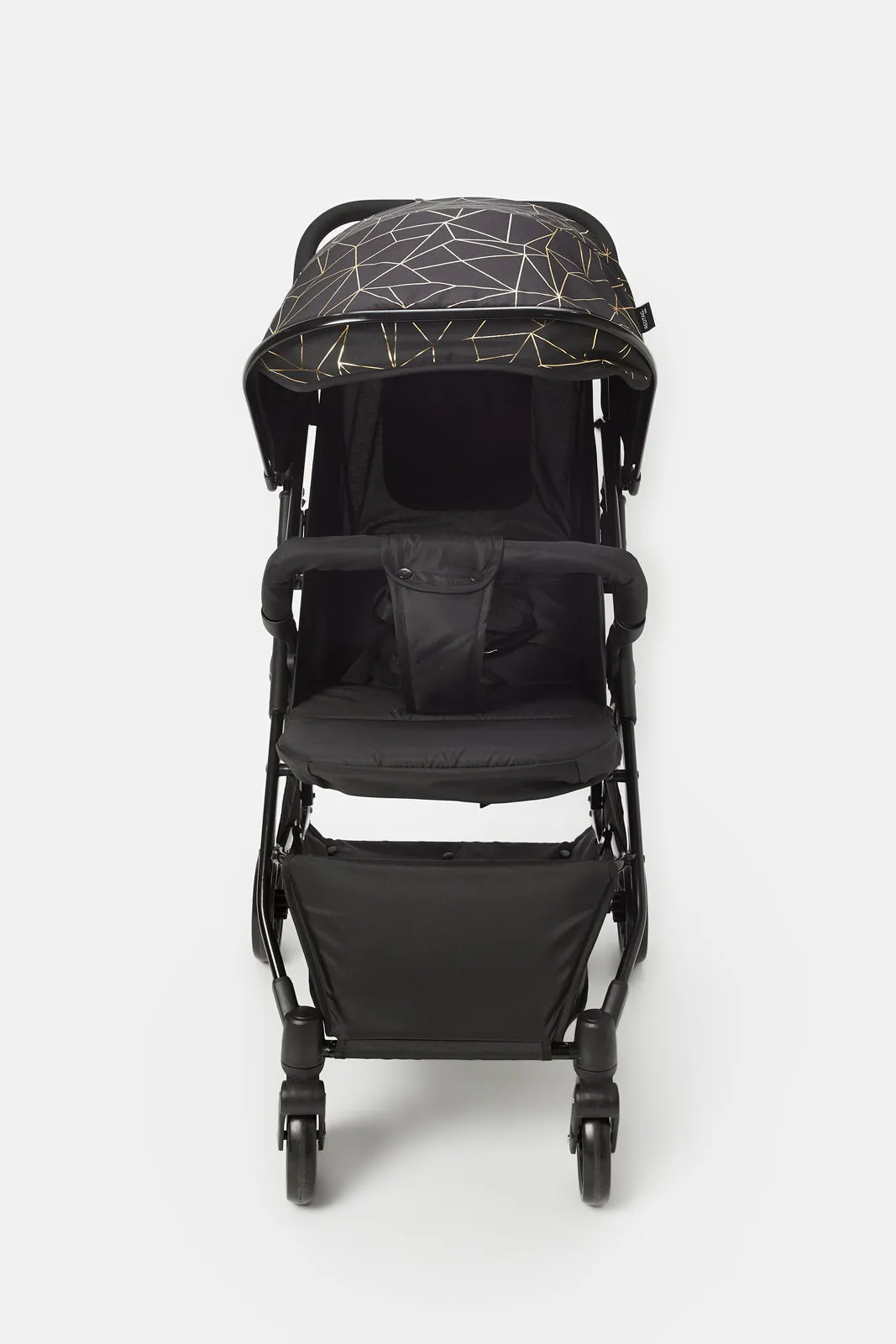 Baby Black Single Fold Baby Stroller