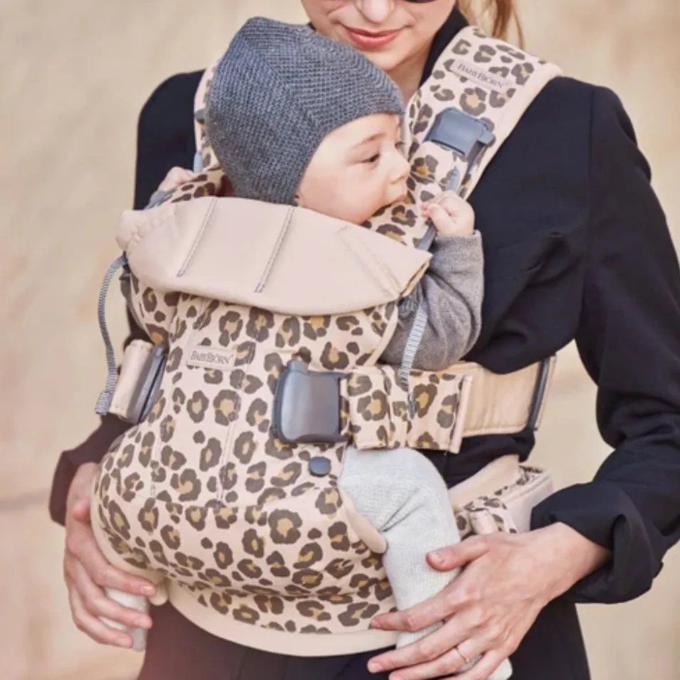 Baby Carrier One - Beige/Leopard, Cotton