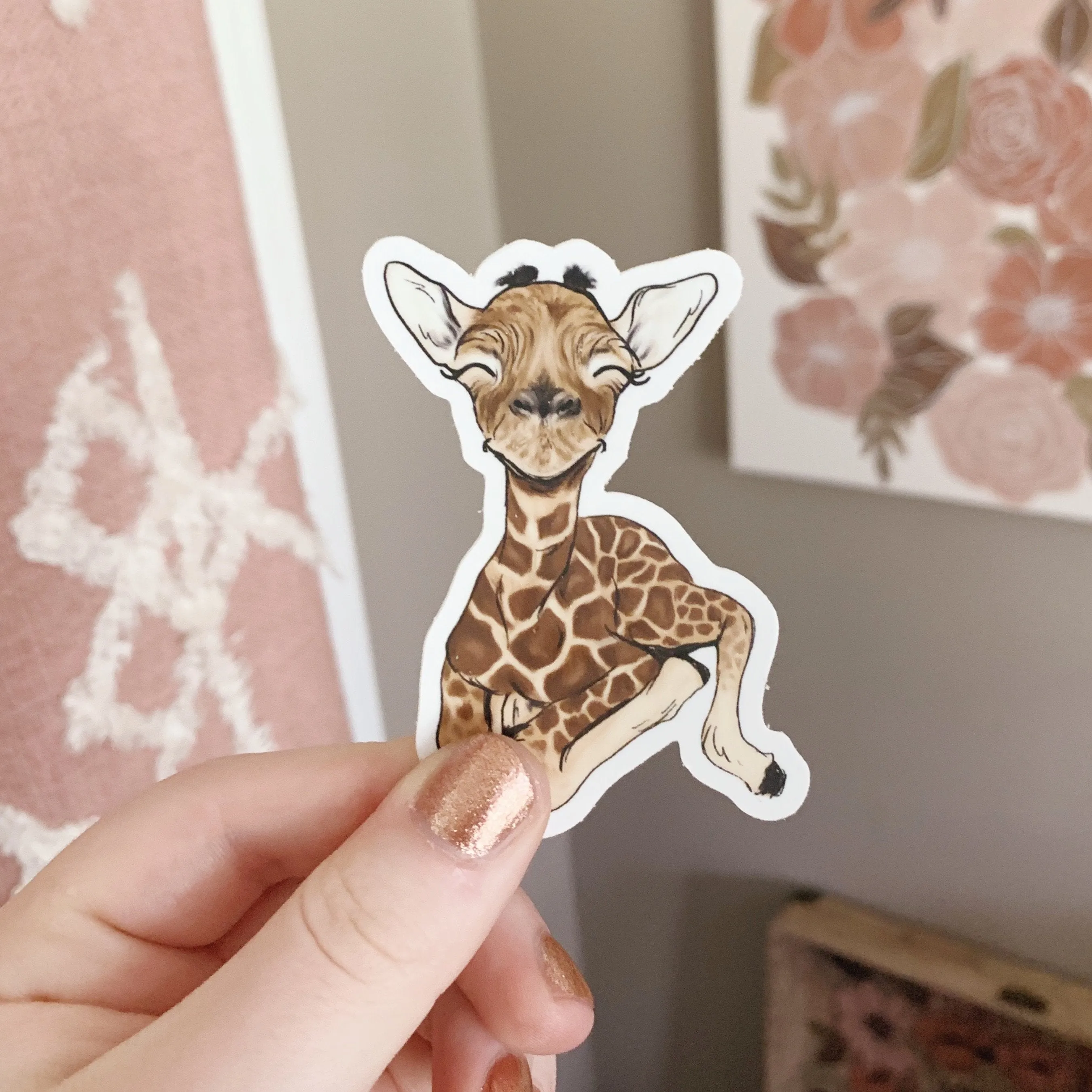 Baby Giraffe Sticker