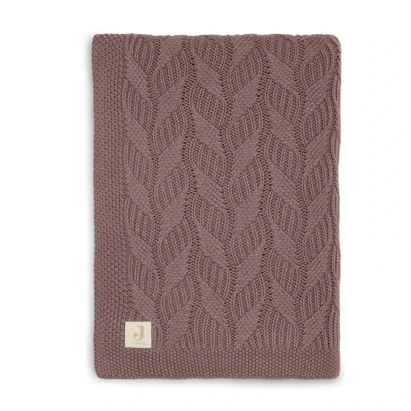 Baby Knitted Blanket Chestnut