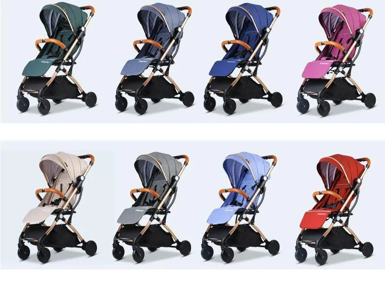 Baby Stroller Trolley Car trolley Folding Baby Carriage 2 in 1 Buggy Lightweight Pram Europe Stroller Original Pushchair
