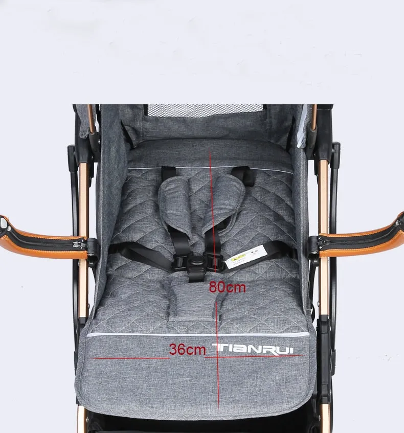Baby Stroller Trolley Car trolley Folding Baby Carriage 2 in 1 Buggy Lightweight Pram Europe Stroller Original Pushchair