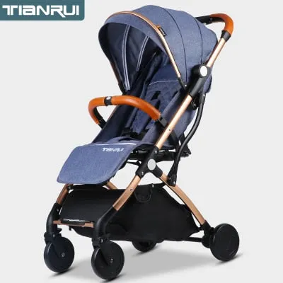 Baby Stroller Trolley Car trolley Folding Baby Carriage 2 in 1 Buggy Lightweight Pram Europe Stroller Original Pushchair