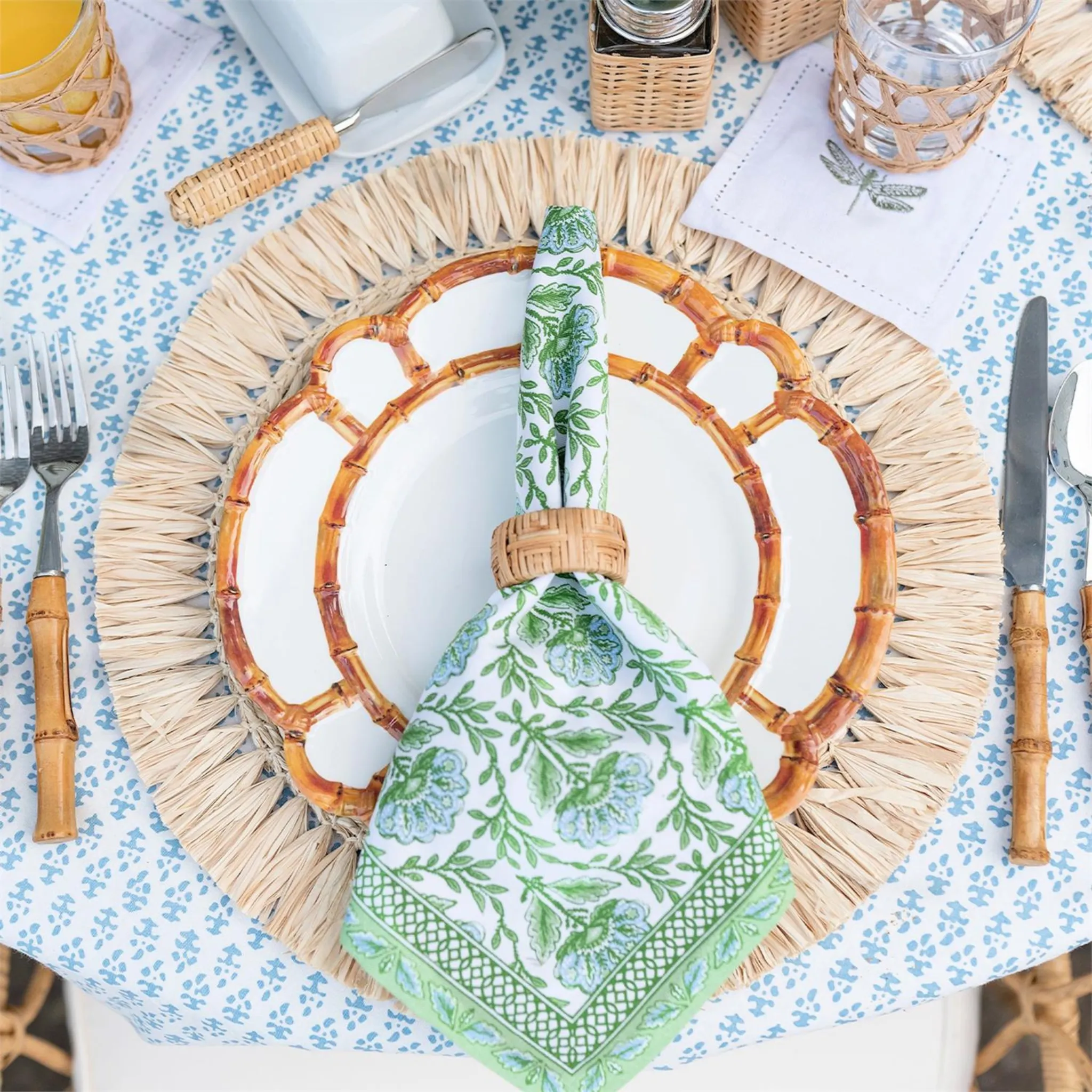 Bamboo Touch Melamine Salad/Dessert Plates