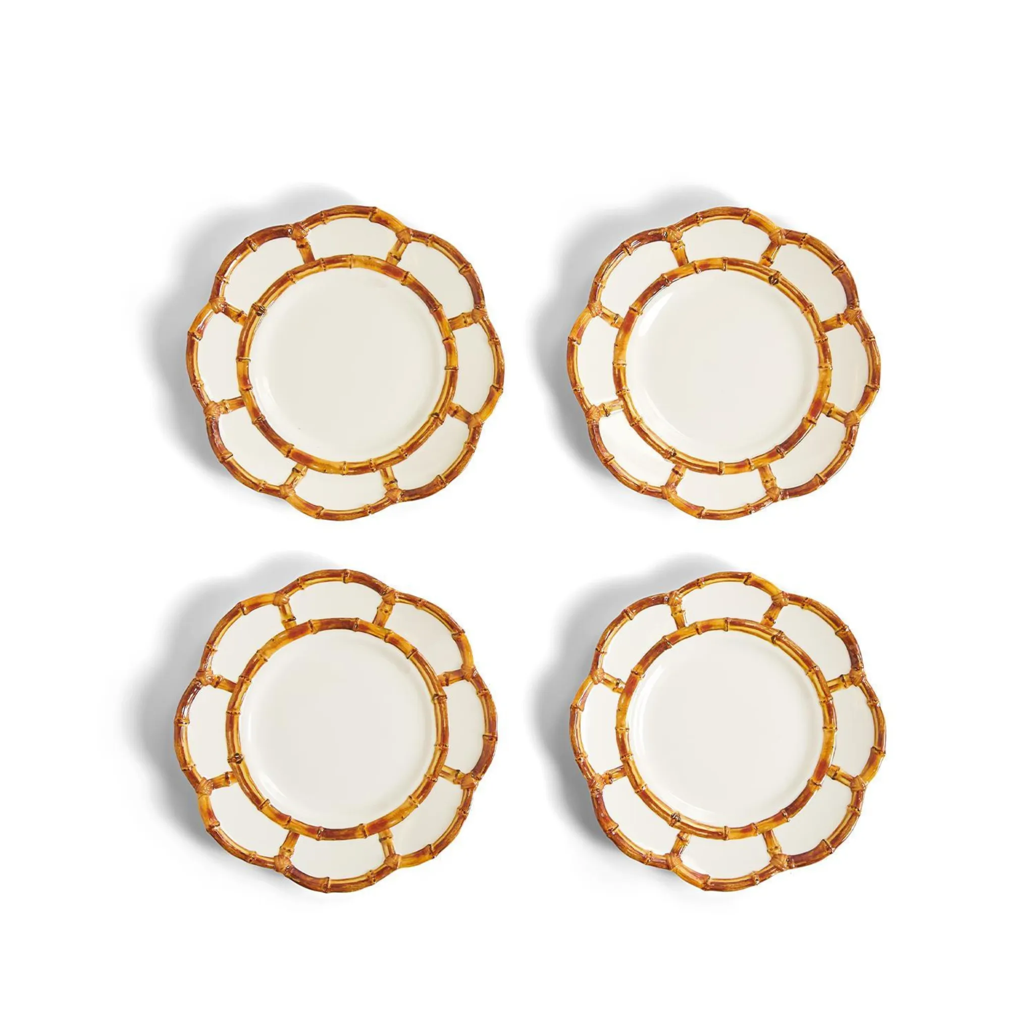 Bamboo Touch Melamine Salad/Dessert Plates