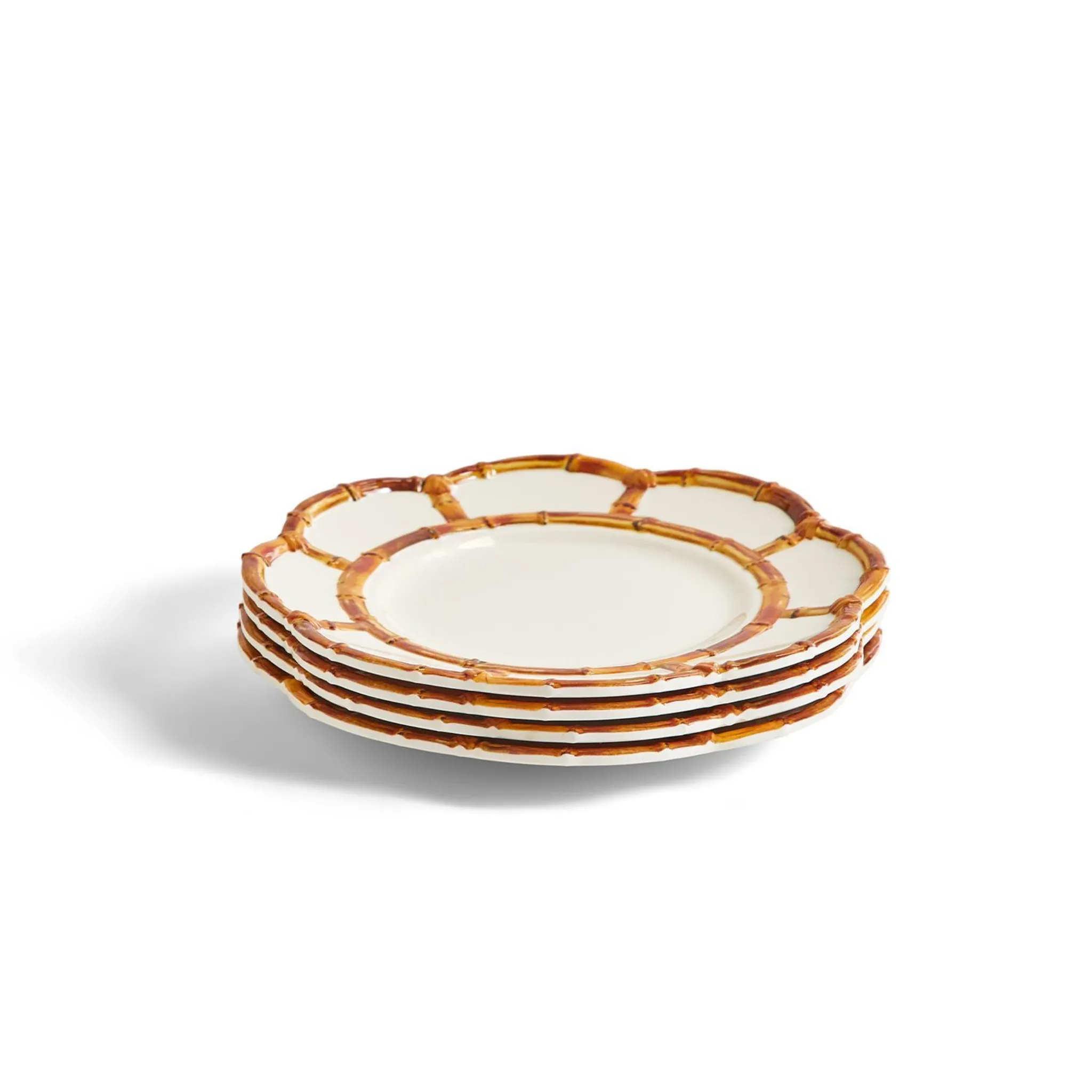 Bamboo Touch Melamine Salad/Dessert Plates