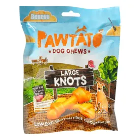 Benevo Pawtato Large Knots Dog Chews 180g