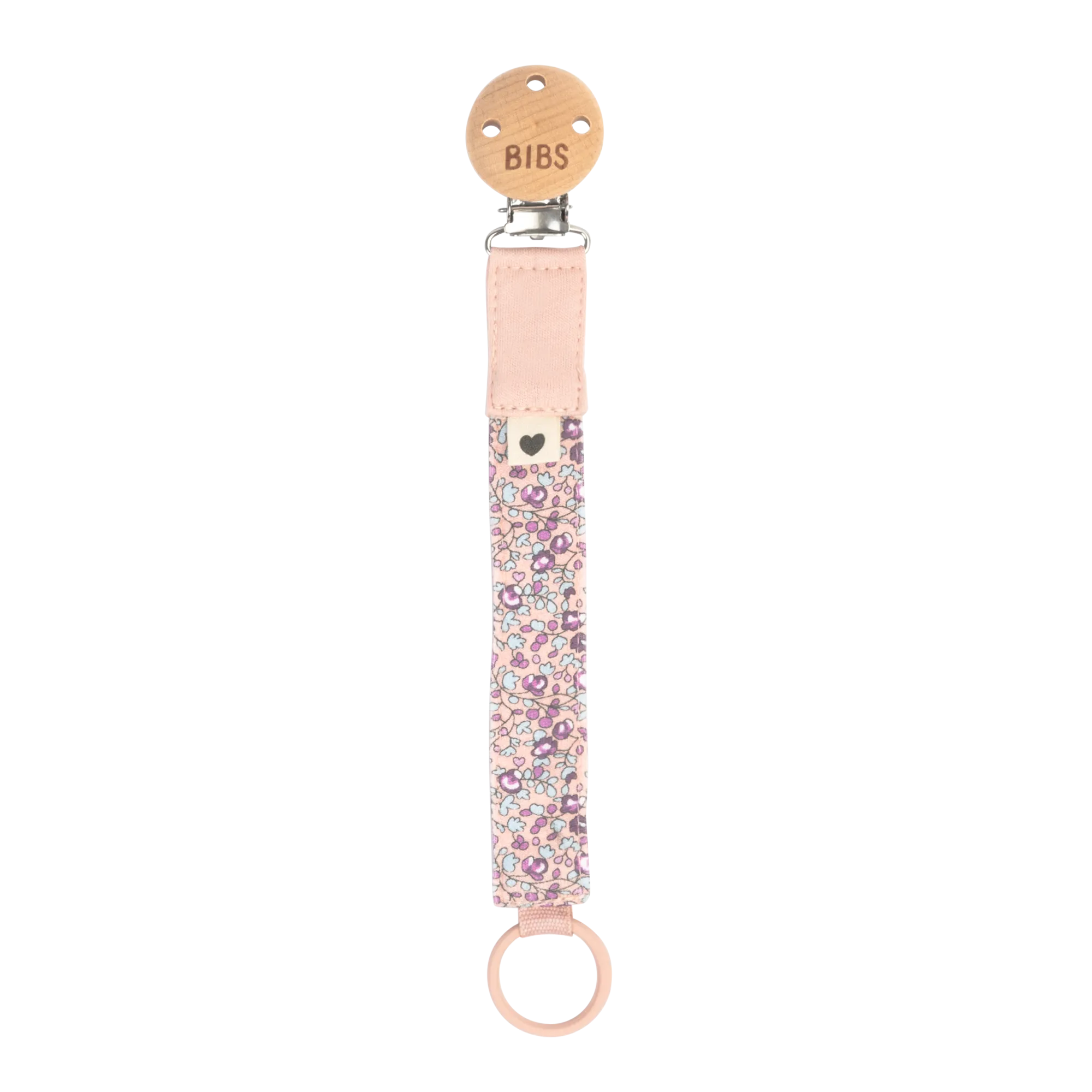 BIBS x Liberty Pacifier Clip | Blush & Eloise