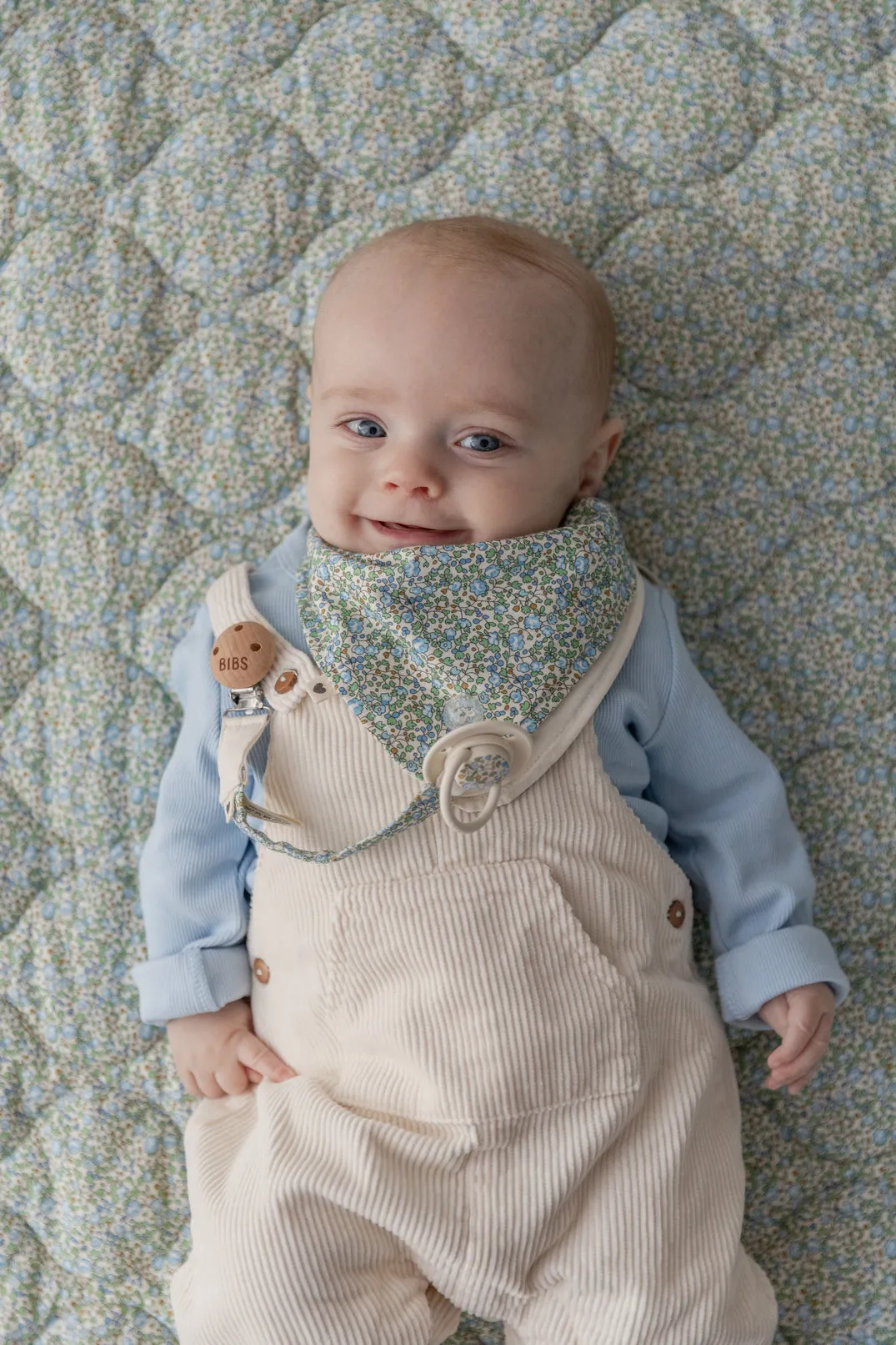 BIBS x Liberty Pacifier Clip | Ivory & Eloise
