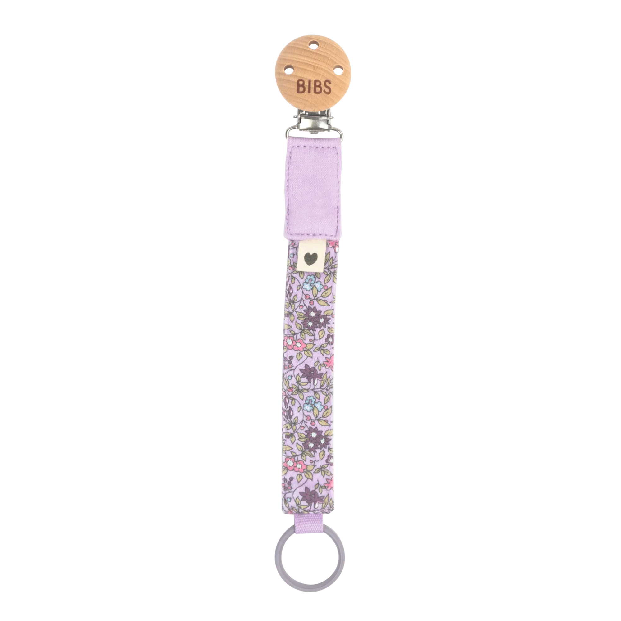 BIBS x Liberty Pacifier Clip | Violet Sky & Chamomile Lawn