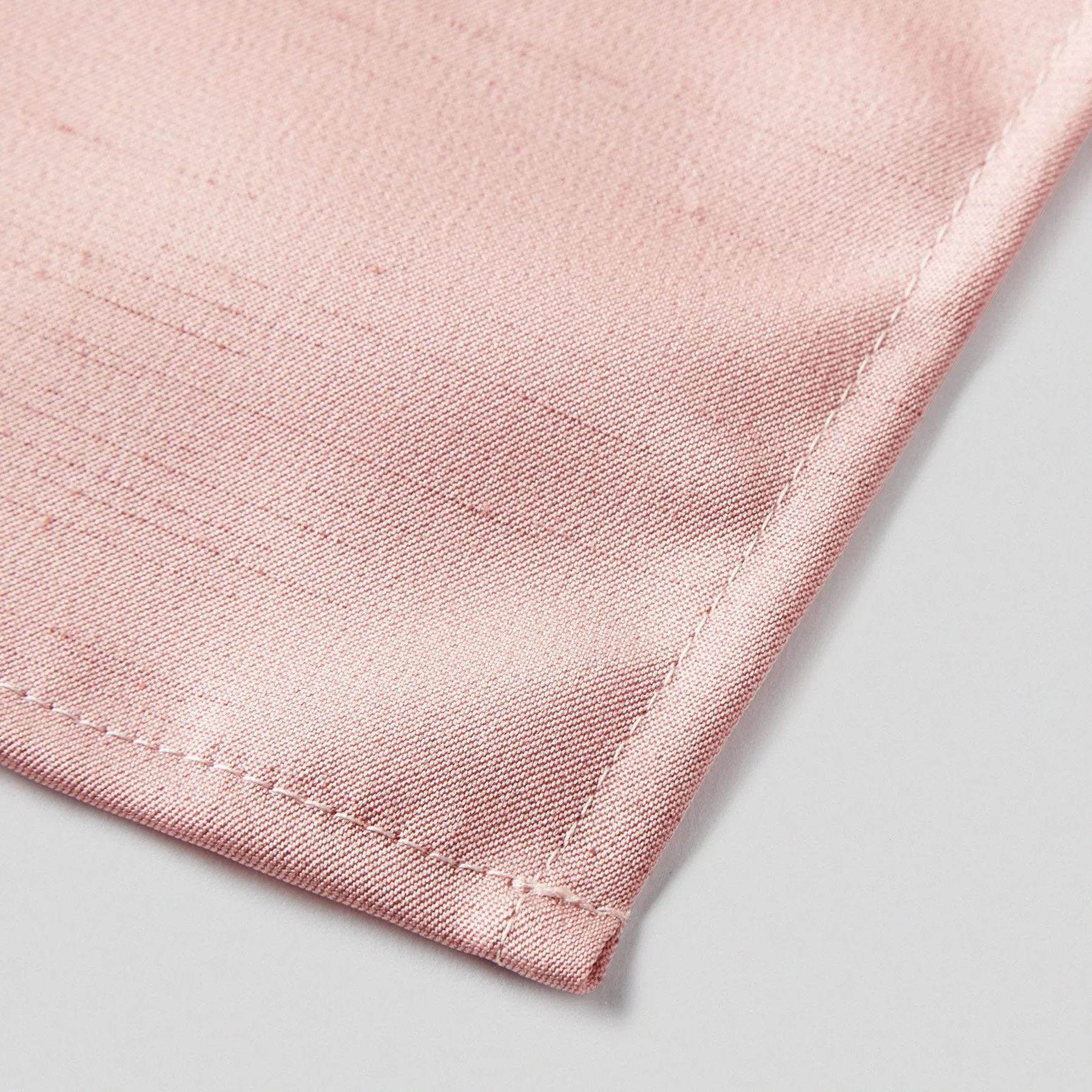 Blush Slub Pocket Square