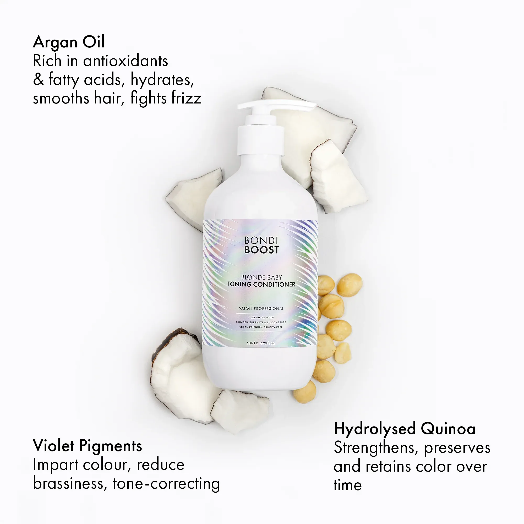 BondiBoost Blonde Baby Toning Conditioner 1 Litre