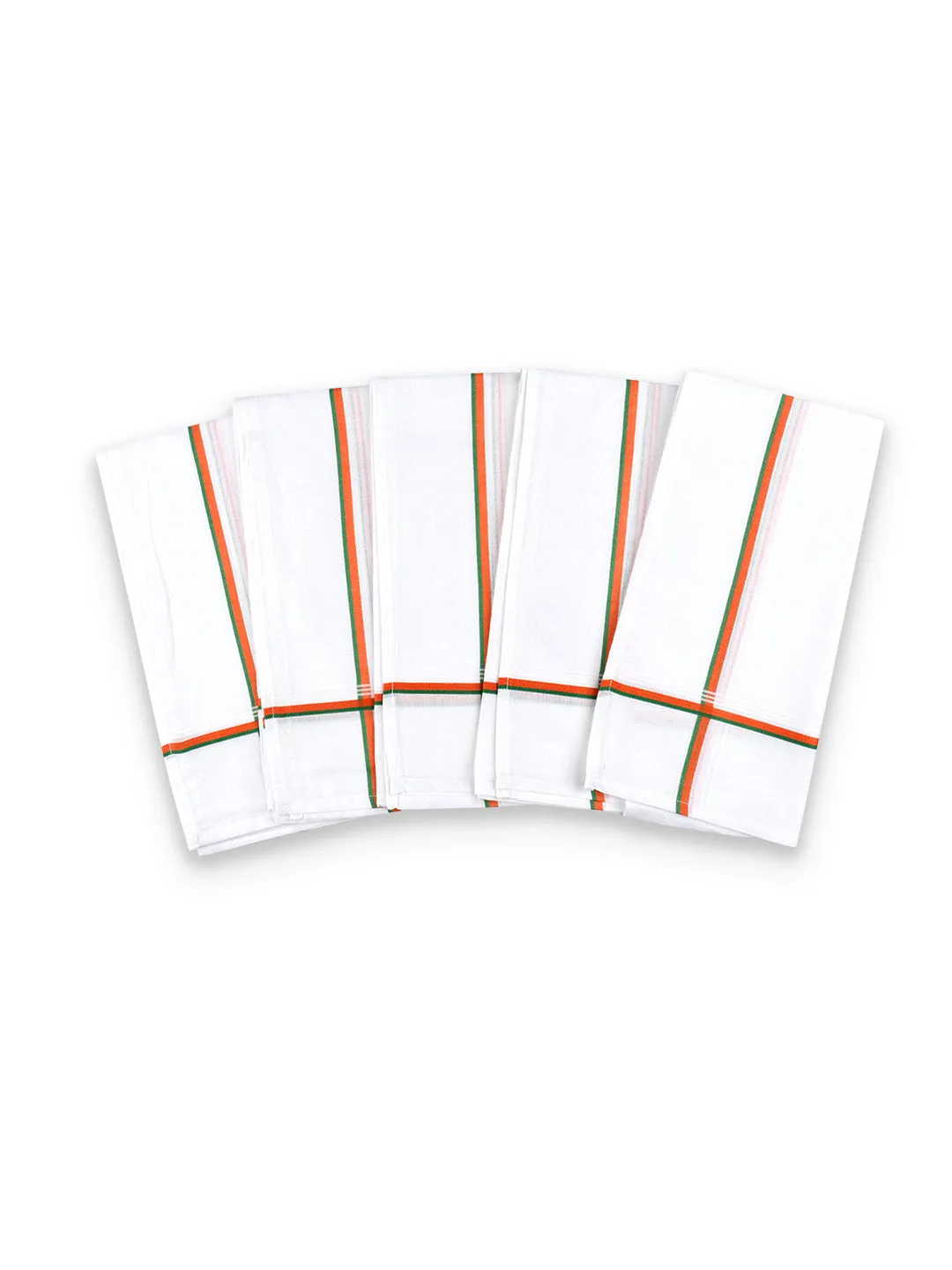 Cotton Good Feel Political Hand Kerchief BJP( Pack of 5 )