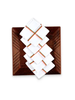 Cotton Good Feel Political Hand Kerchief BJP( Pack of 5 )