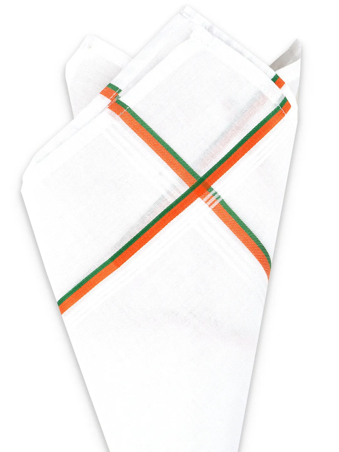 Cotton Good Feel Political Hand Kerchief BJP( Pack of 5 )