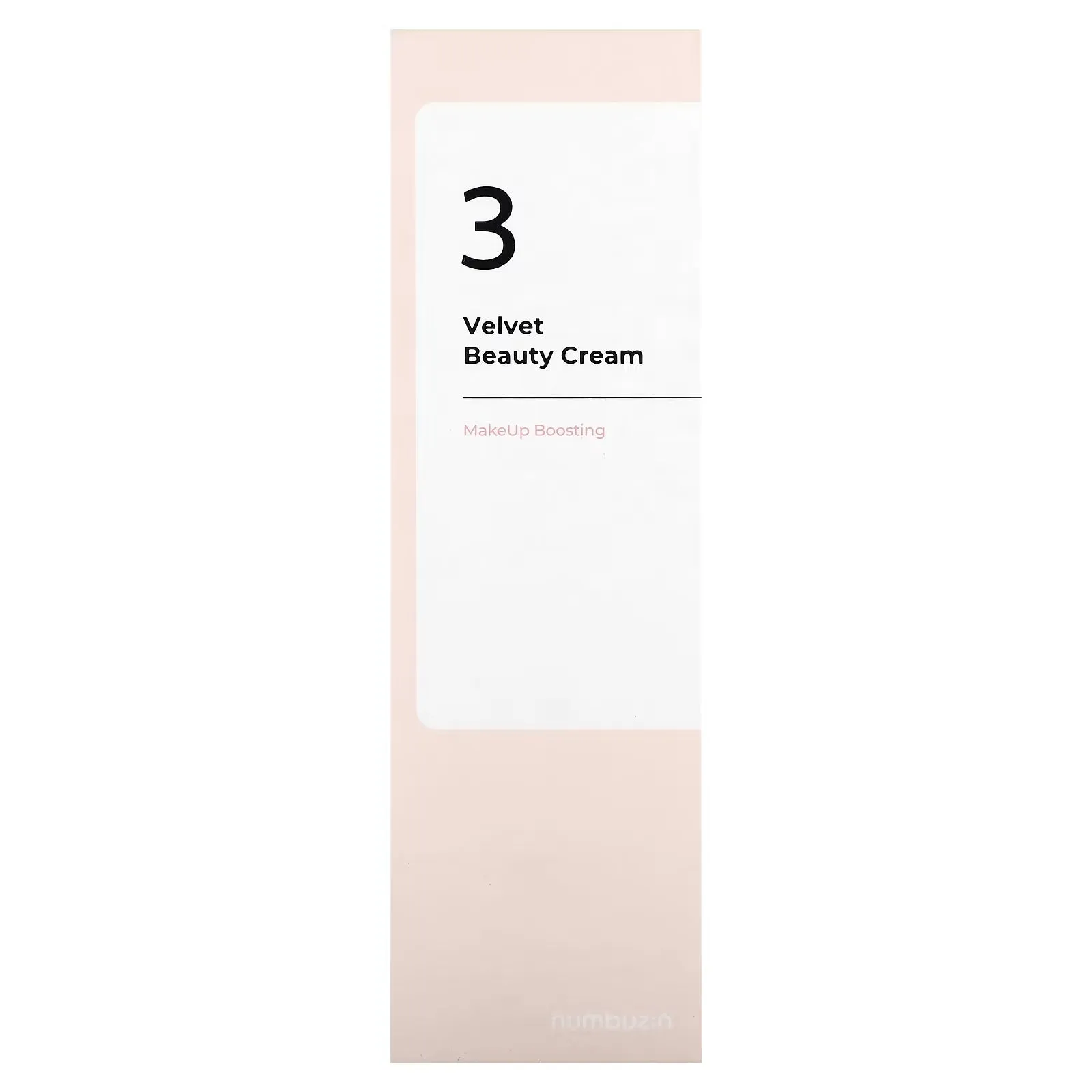Cream Numbuzin Velvet Beauty No. 3 makeup enhancement, 60 ml