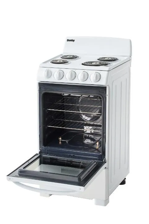 Danby 20" Wide Electric Range in White
