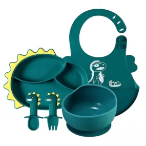 Dino Feeding Set – BPA-Free, Easy-Suction for Toddlers’ Self-Feeding