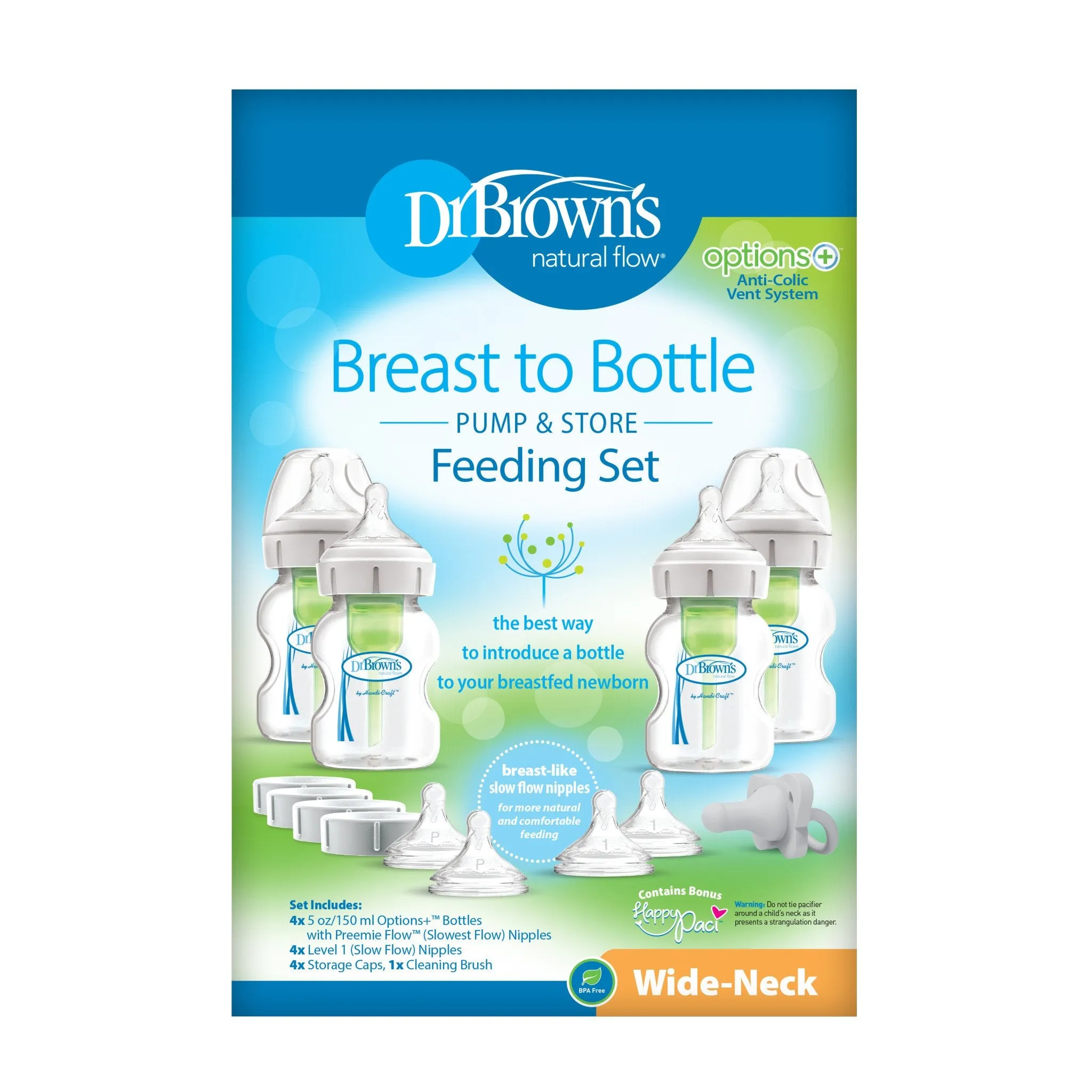 Dr Brown's Options  Breast To Bottle Feeding Set
