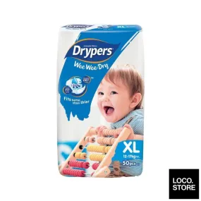 Drypers Wee Wee Dry XL Mega 50s