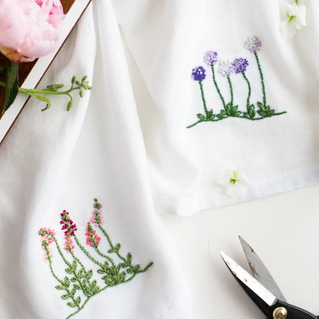 Floral Dishtowels Patterns
