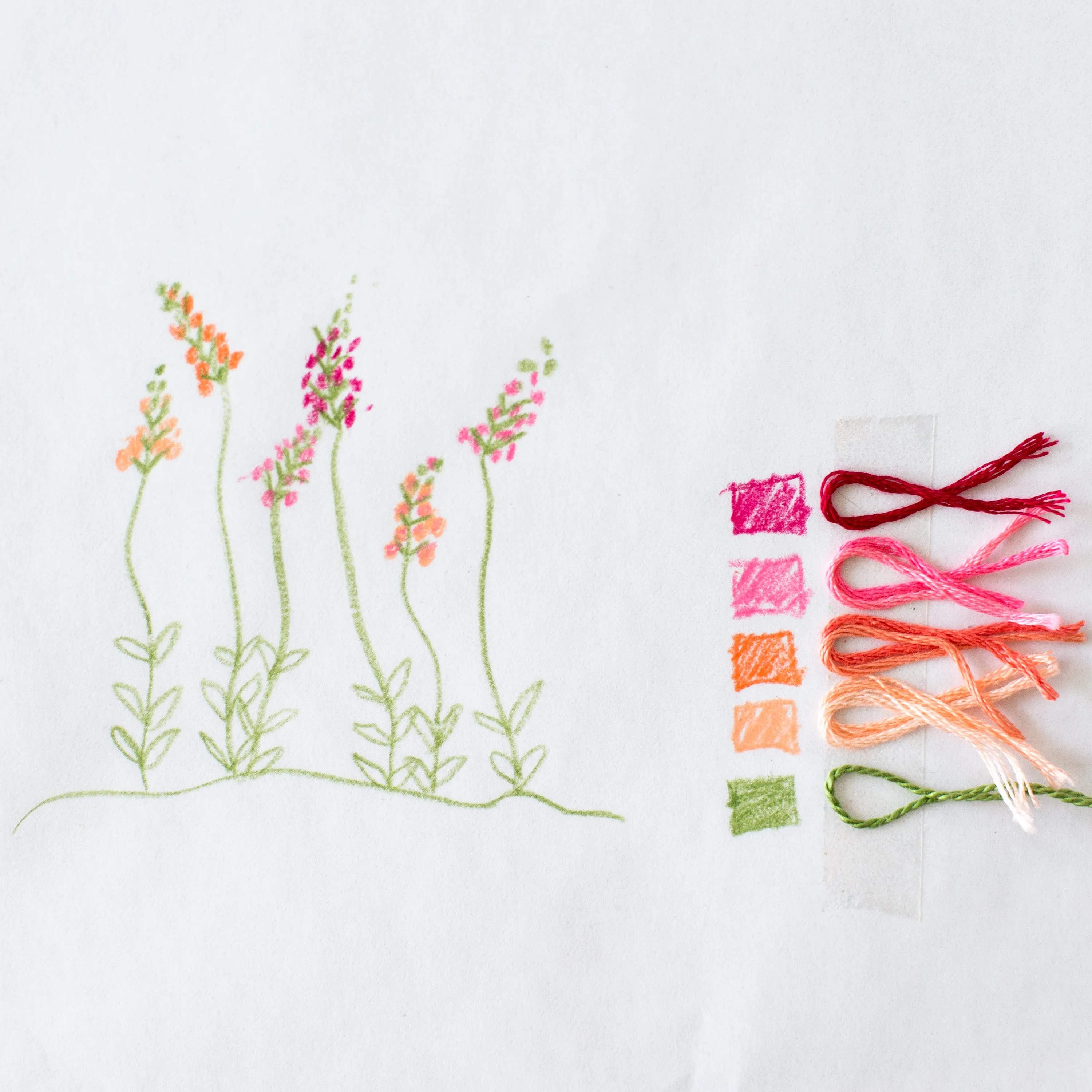 Floral Dishtowels Patterns