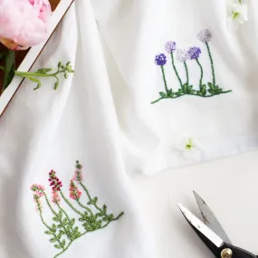 Floral Dishtowels Patterns
