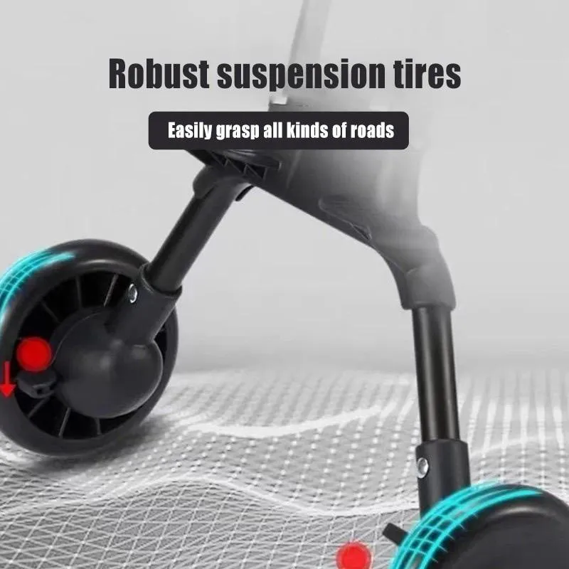 FOLDABLE STROLLER LIGHTWEIGHT STABLE SOFT SEAT HAND PUSH FOR BABY