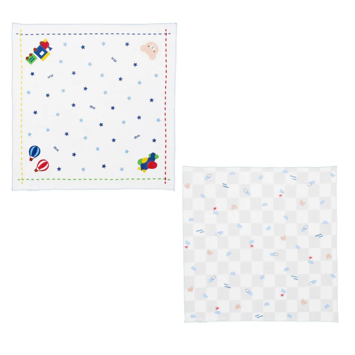Gauze Handkerchief Set of Two