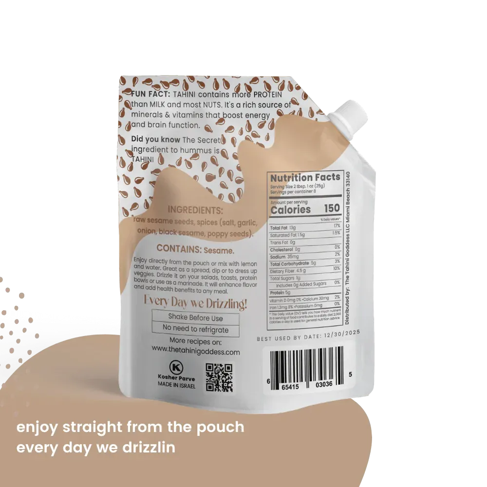 Goddess Tahini Drizzle Flavors