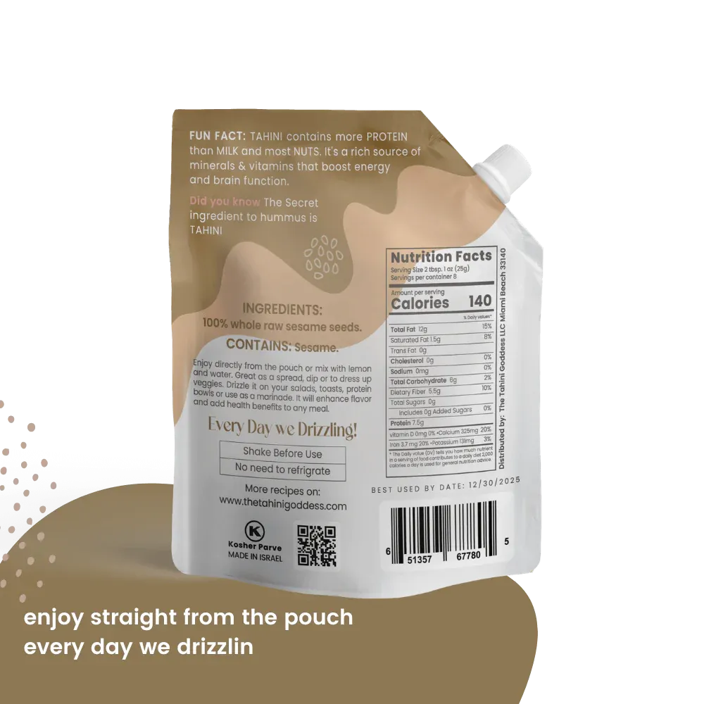 Goddess Tahini Drizzle Flavors
