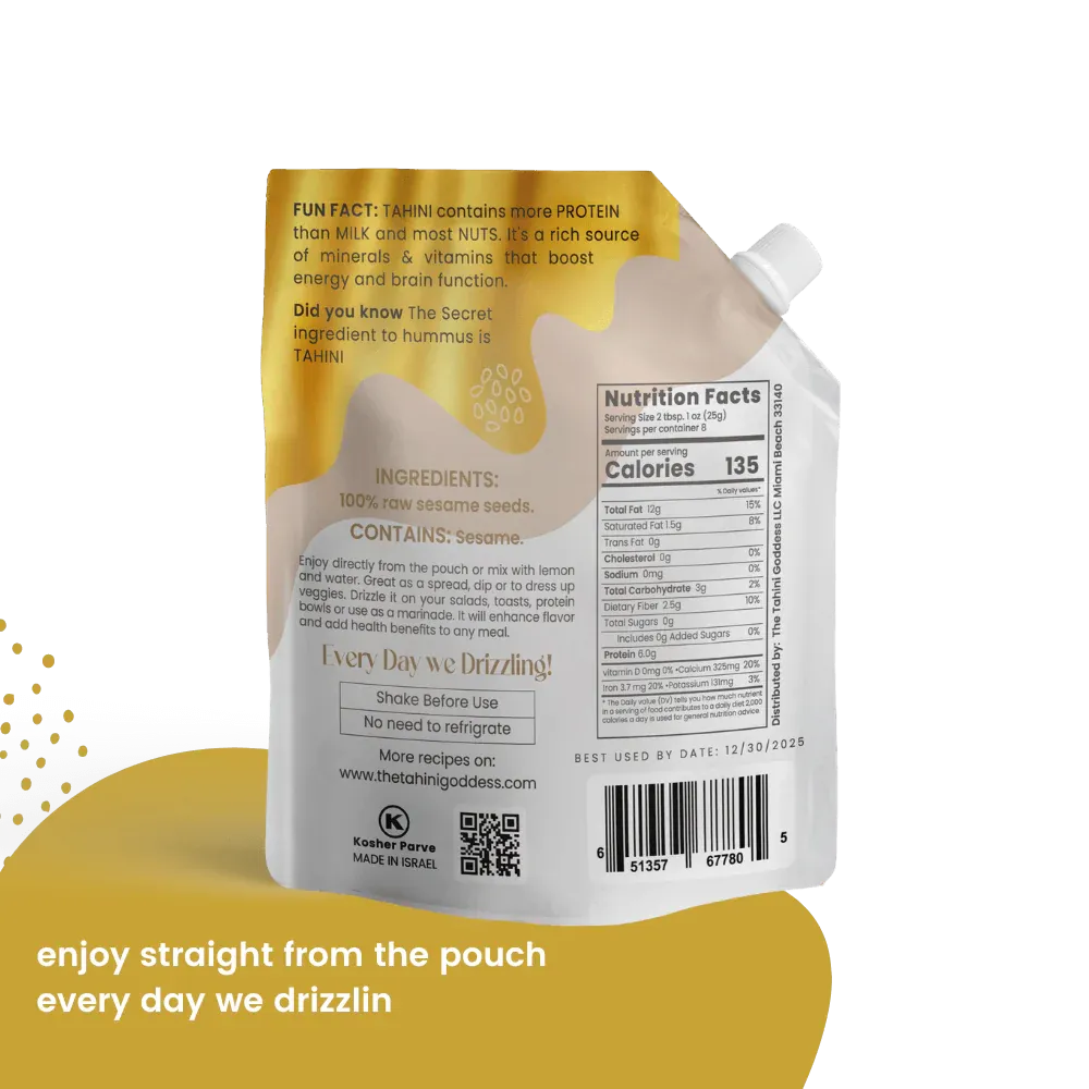 Goddess Tahini Drizzle Flavors