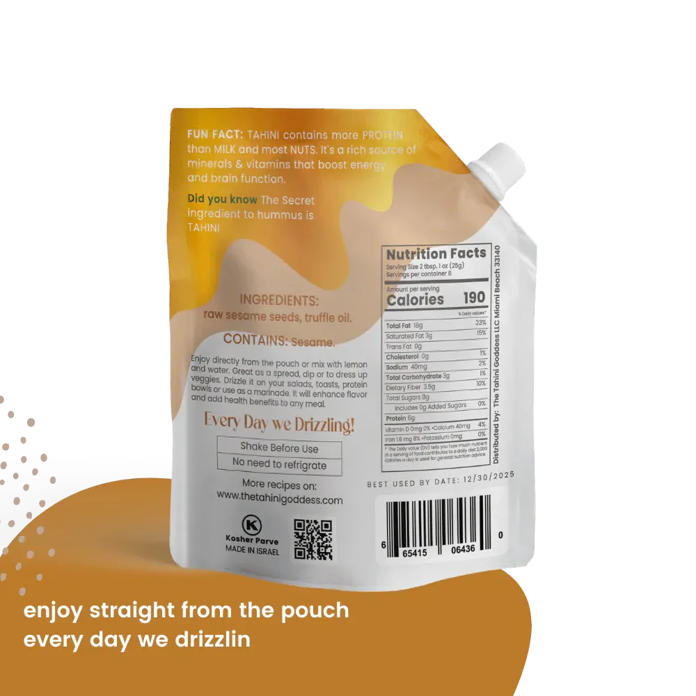 Goddess Tahini Drizzle Flavors