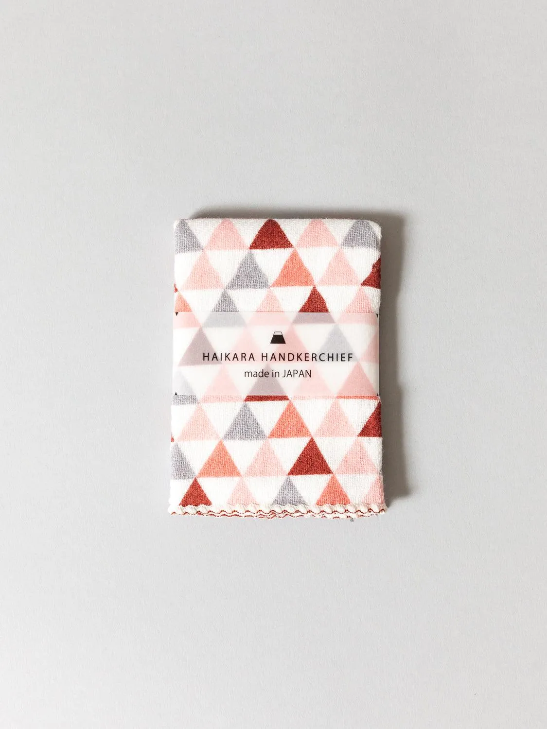 Haikara Little Handkerchief Pattern, Triangle Pink