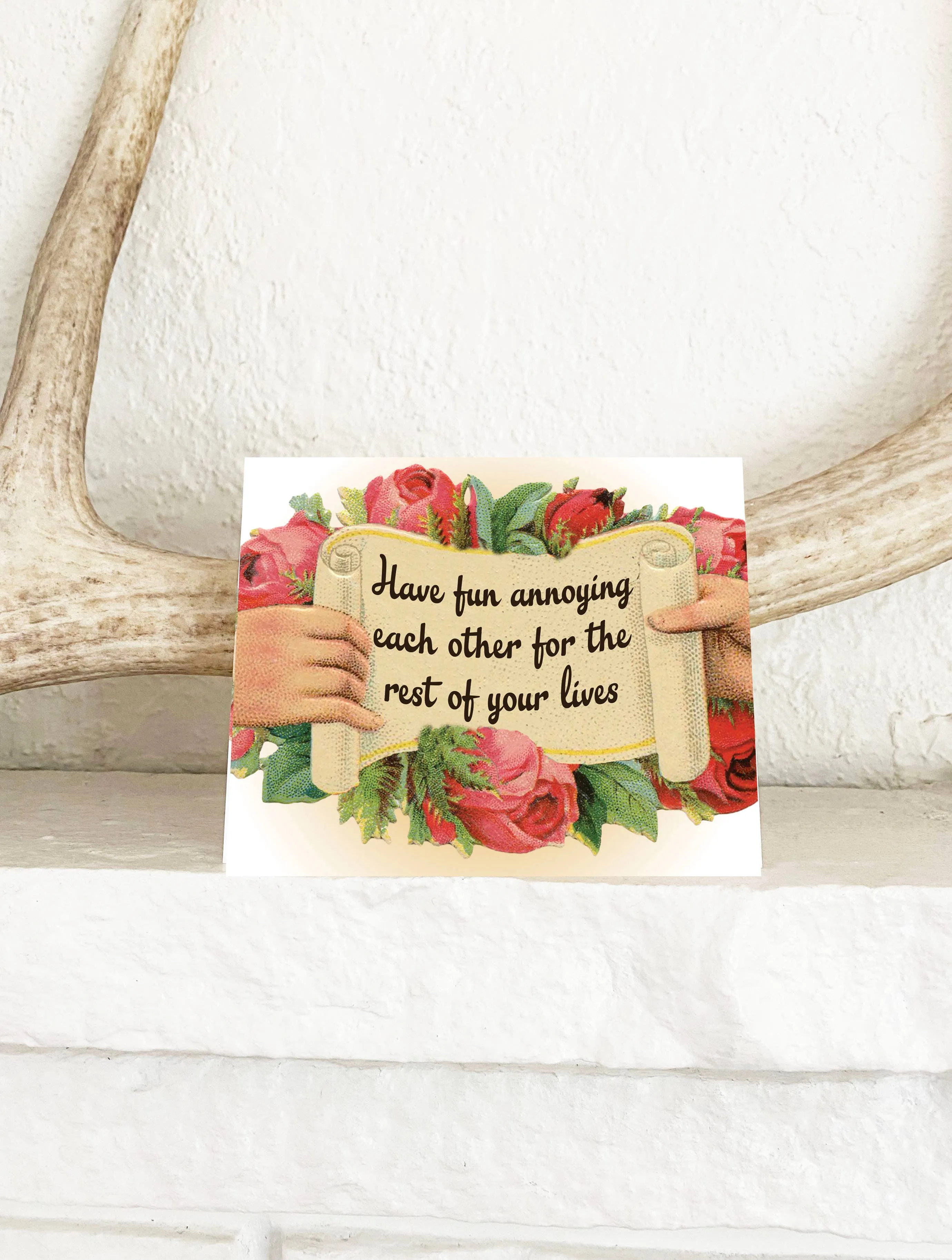Have Fun Annoying Each Other Funny Wedding Card