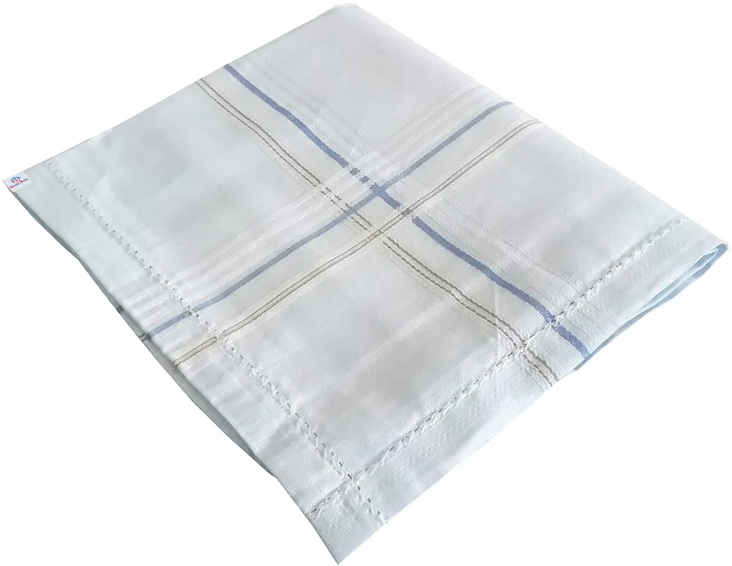 Heart Home 100% Cotton Premium Collection Handkerchiefs Hanky for Men, Set of 12 (Lite Colour)