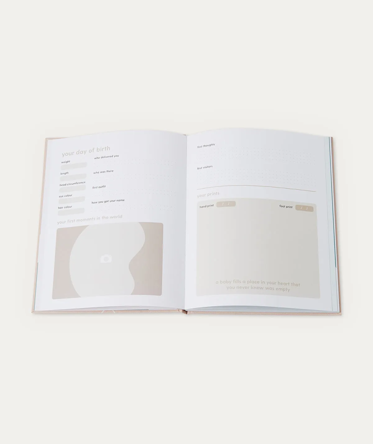 Hello Baby Book - Grey