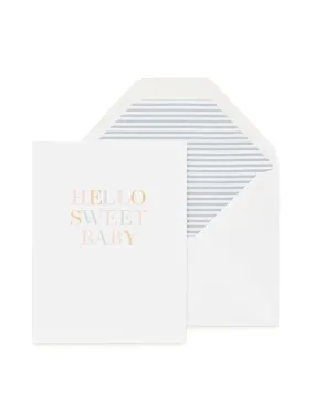 Hello Sweet Baby Card