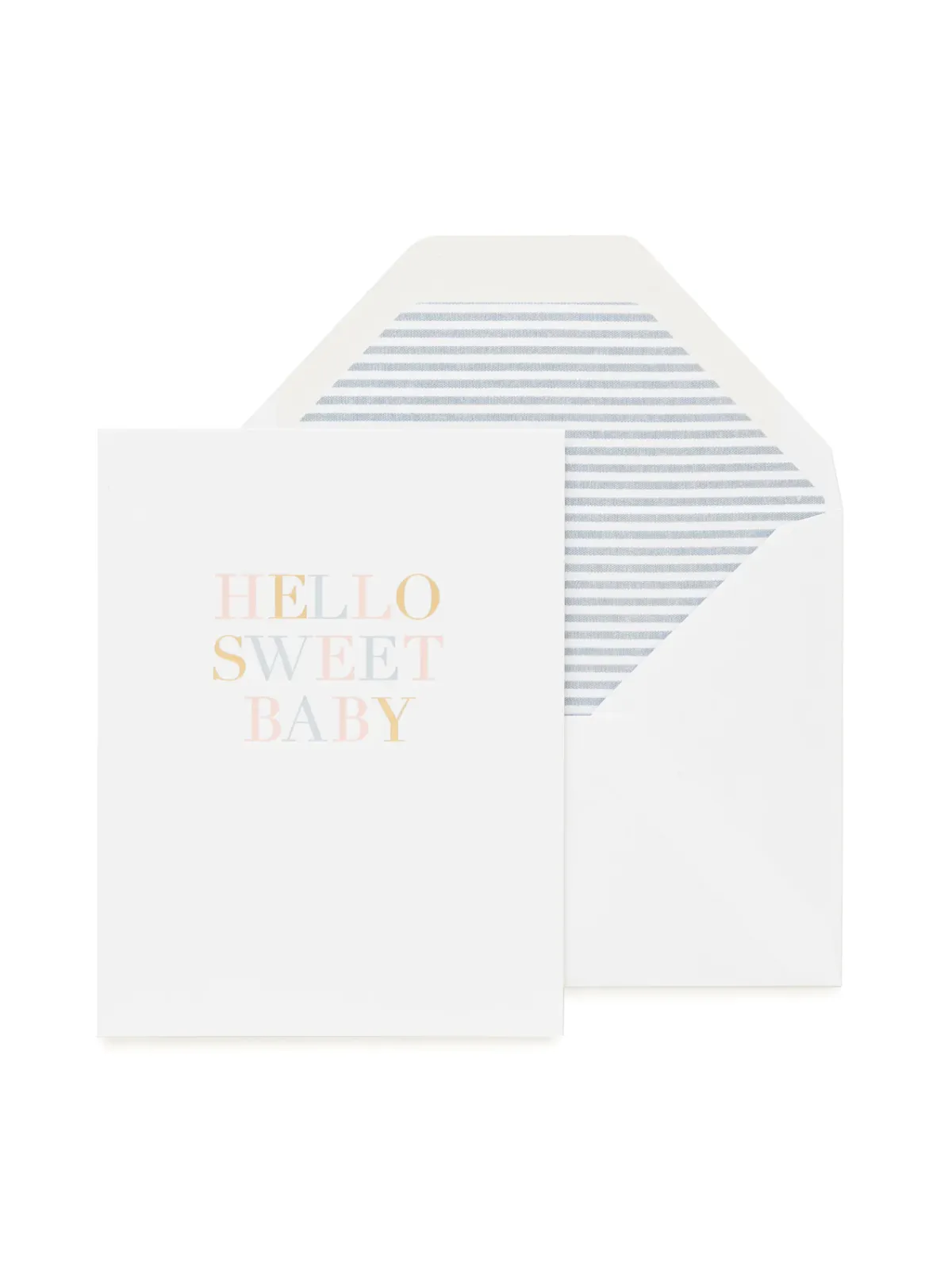 Hello Sweet Baby Card