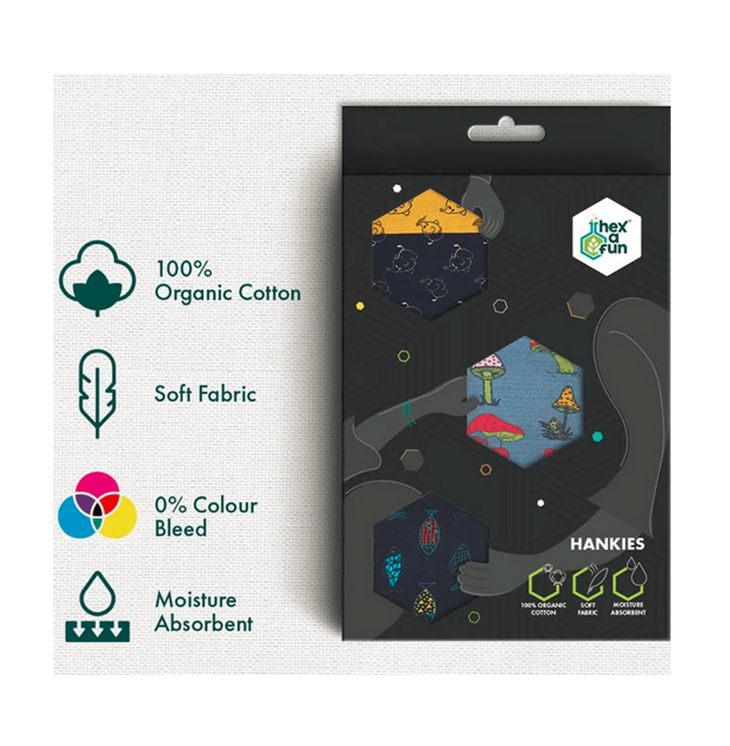 Hexafun Motifs Hankies