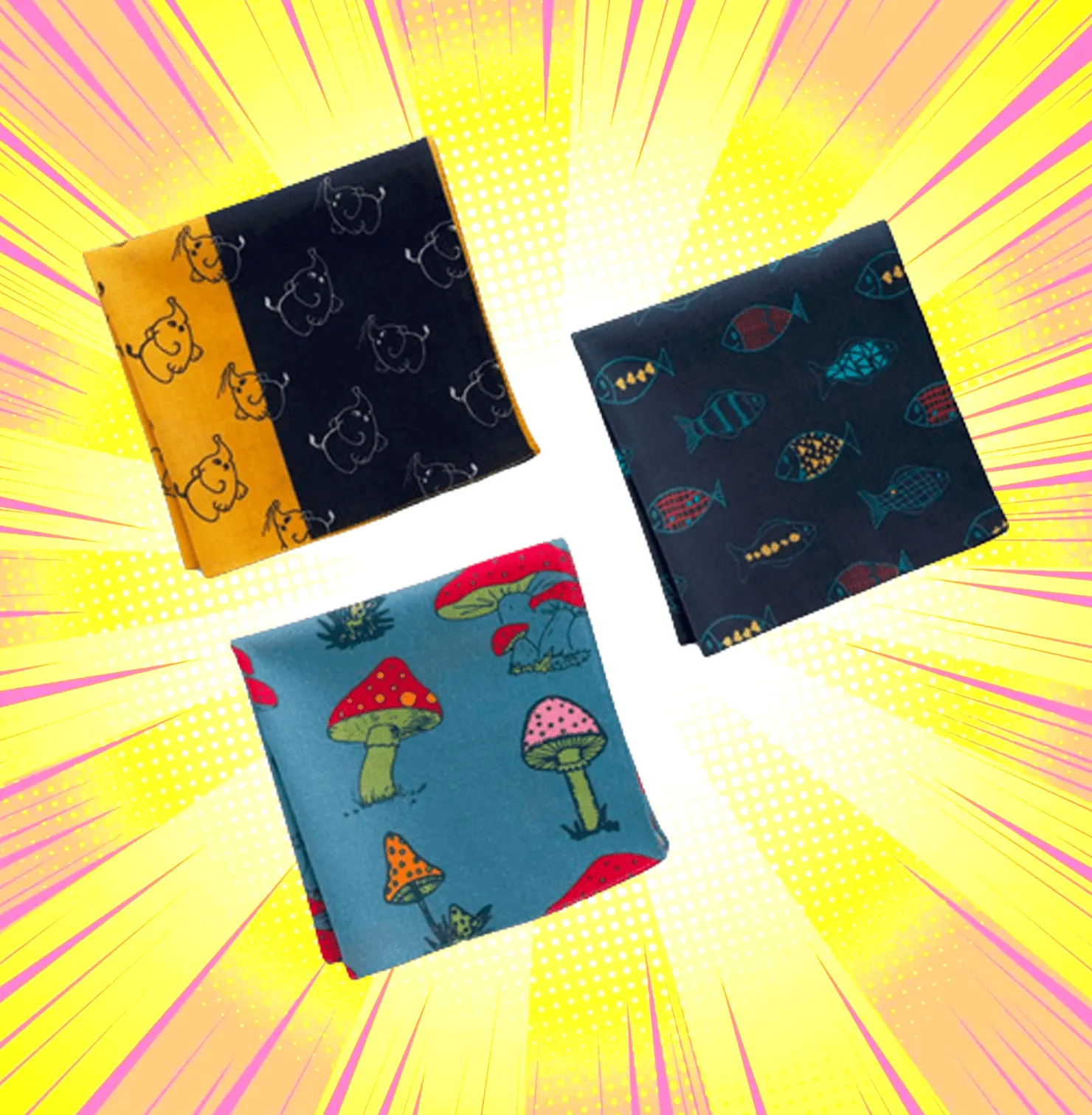 Hexafun Motifs Hankies
