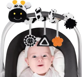 High Contrast Baby Toys for Newborn, Black and White Hanging Toy