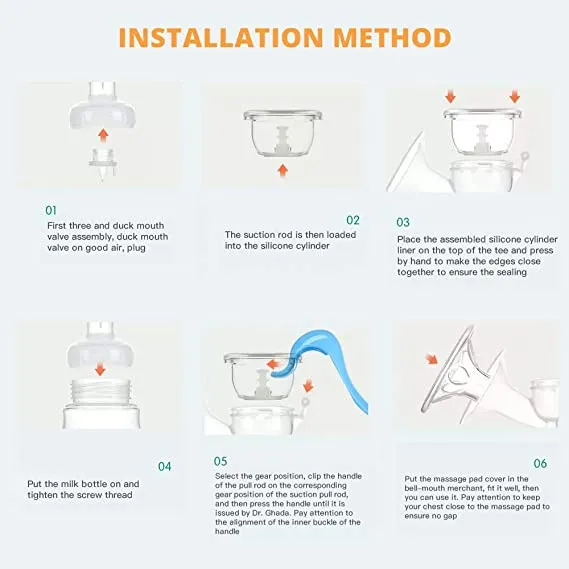 Importikaah Manual Breast Pump,