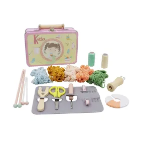 Knitting Kit in Tin Case